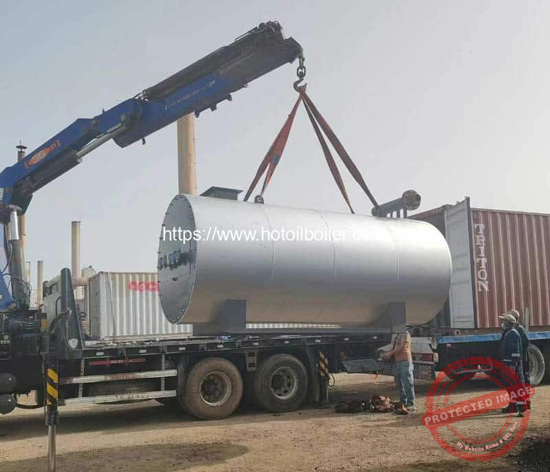 Gas-Fuel-Thermal-Oil-Heater-Delivery-by-Container-to-Iraq